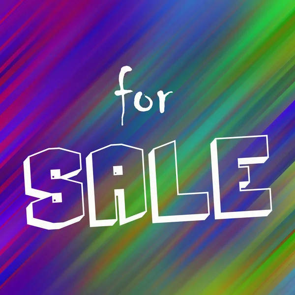 Sale Text Abstract Colorful Background — Stock Photo, Image