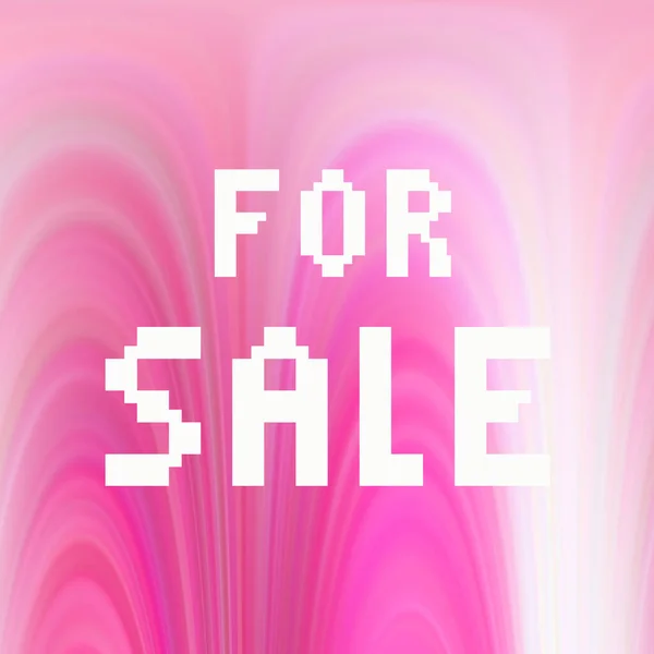 Prodej Text Abstraktním Barevném Pozadí — Stock fotografie