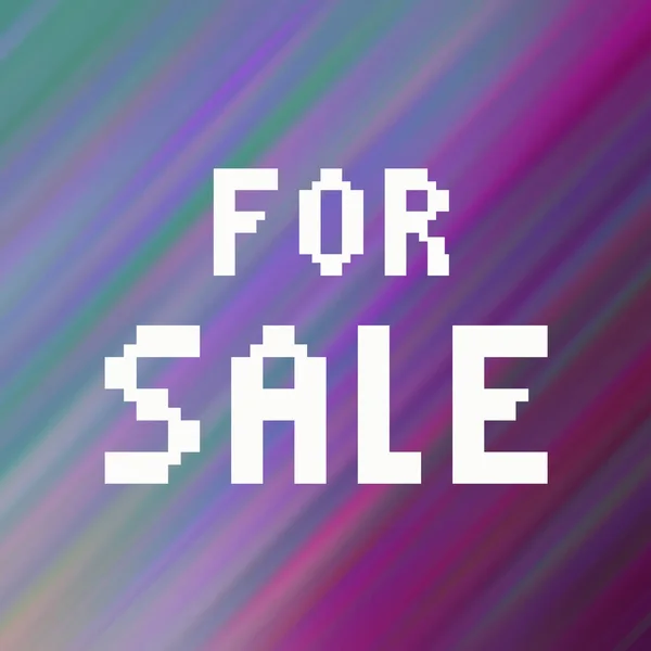 Sale Text Abstract Colorful Background — Stock Photo, Image