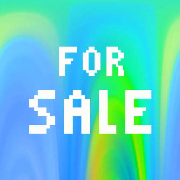 Sale Text Abstract Colorful Background — Stock Photo, Image