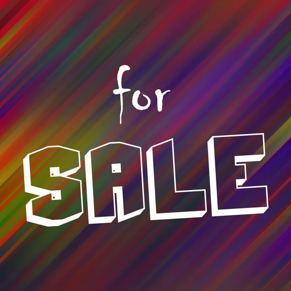 Sale Text Abstract Colorful Background — Stock Photo, Image