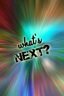 Soyut renkli arkaplan üzerindeki sonraki metin nedir 