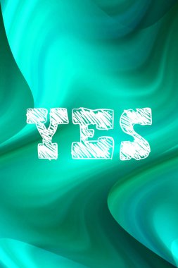 evet soyut renkli arkaplan hakkında kelime