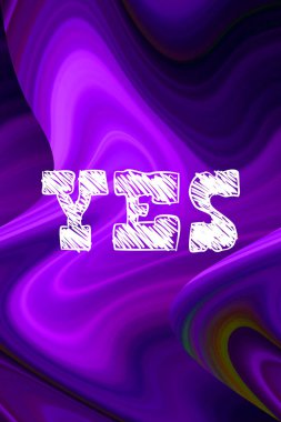 evet soyut renkli arkaplan hakkında kelime