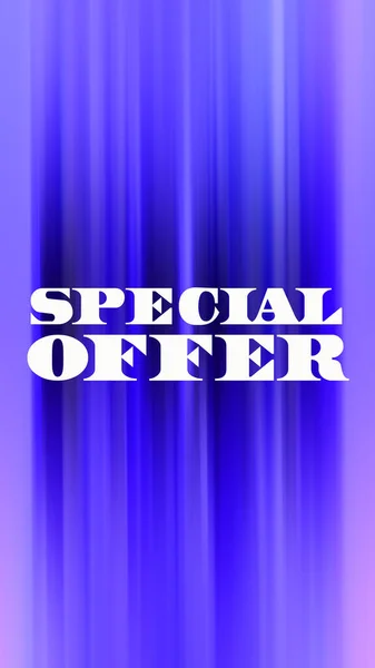 Special Offer Text Abstract Colorful Background — Stock Photo, Image