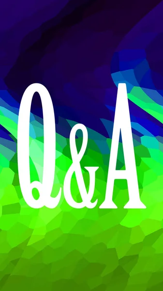 Questions and Answers concept colorful background