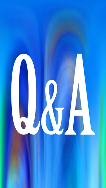 Questions Answers Concept Colorful Background — Stock Photo, Image