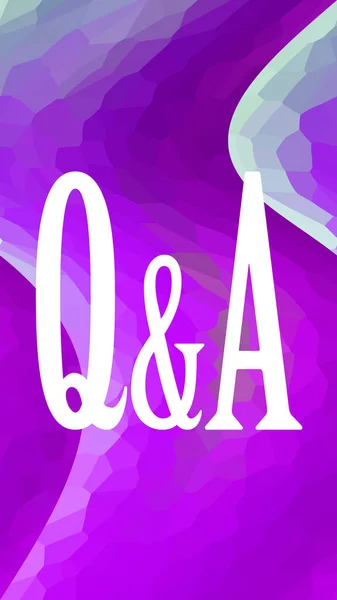 Questions Answers Concept Colorful Background — Stock Photo, Image