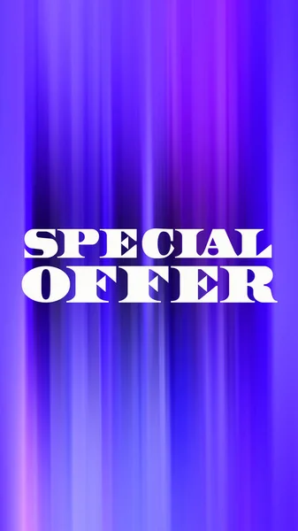 Special Offer Text Abstract Colorful Background — Stock Photo, Image