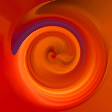 Parlak kıvrımlı akış tüneli dijital olarak oluşturuldu