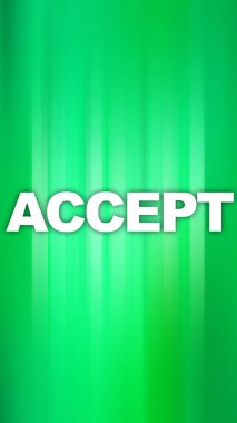 Soyut renkli arkaplan hakkındaki sözcüğü kabul et