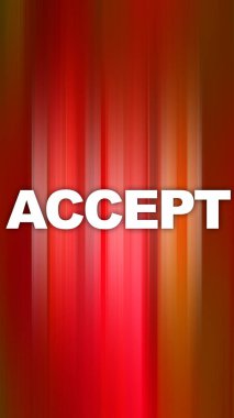 Soyut renkli arkaplan hakkındaki sözcüğü kabul et