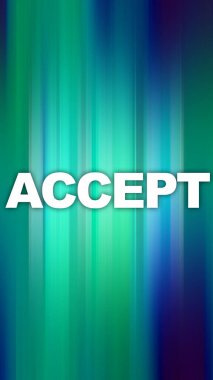 Soyut renkli arkaplan hakkındaki sözcüğü kabul et