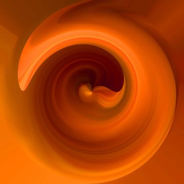 Parlak kıvrımlı akış tüneli dijital olarak oluşturuldu