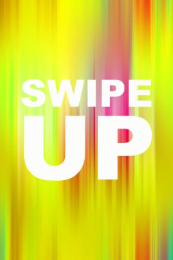 Soyut renkli arkaplanda metni yukarı kaydır 