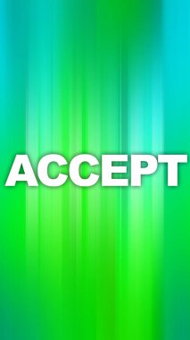 Soyut renkli arkaplan hakkındaki sözcüğü kabul et