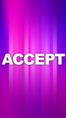 Soyut renkli arkaplan hakkındaki sözcüğü kabul et