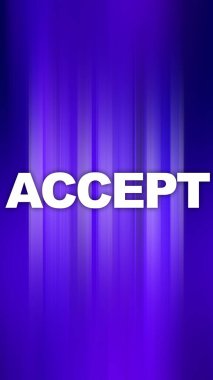 Soyut renkli arkaplan hakkındaki sözcüğü kabul et