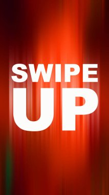 Soyut renkli arkaplanda metni yukarı kaydır 