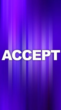 Soyut renkli arkaplan hakkındaki sözcüğü kabul et