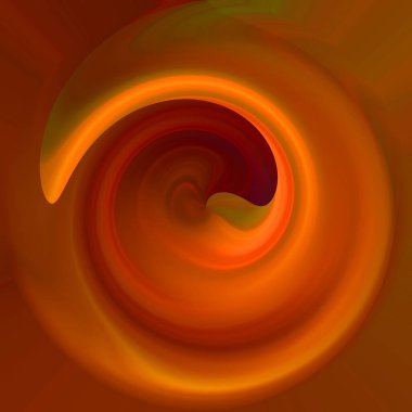 Parlak kıvrımlı akış tüneli dijital olarak oluşturuldu