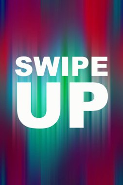 Soyut renkli arkaplanda metni yukarı kaydır 