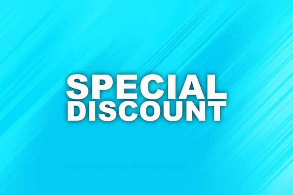 Special Discount Text Abstract Colorful Background — Stock Photo, Image