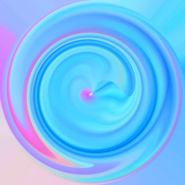 Luminous Glowing Swirling Flow Tunnel Digitally Generated — Stock Photo, Image