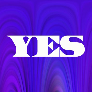 evet soyut renkli arkaplan üzerine metin