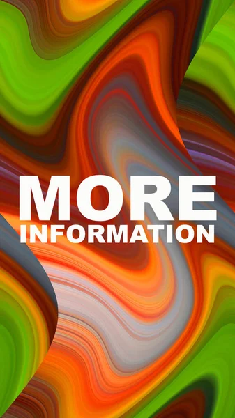 More information text on abstract colorful background