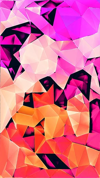 現代抽象的な多角形の壁紙の背景 — ストック写真