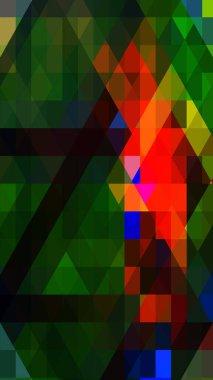 Soyut canlı geometrik üçgenler mimari arkaplan 