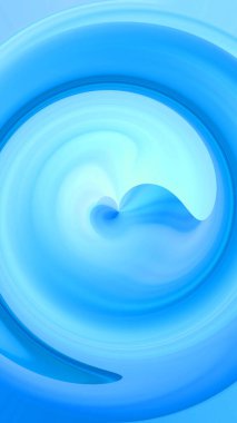 Parlak kıvrımlı akış tüneli dijital olarak oluşturuldu