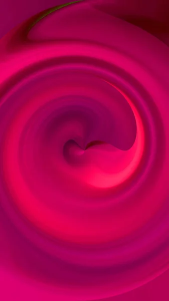 Luminous glowing swirling flow tunnel digitally generated