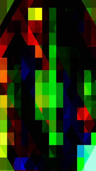 Abstract Vivid Geometric Triangles Architectural Background — Stock Photo, Image
