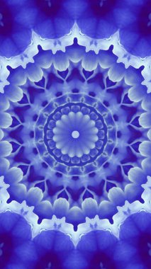 Soyut renkli yaratıcı dijital mandala arkaplan görüntüsü