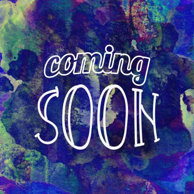 Yakında soyut suluboya tasarımı üzerine yazılacak metin su boyalı minimalist arkaplan.