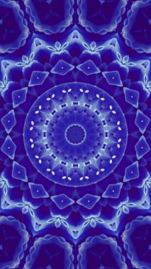 Soyut renkli yaratıcı dijital mandala arkaplan görüntüsü