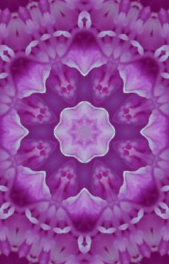 Soyut renkli yaratıcı dijital mandala arkaplan görüntüsü