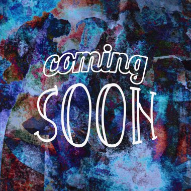 Yakında soyut suluboya tasarımı üzerine yazılacak metin su boyalı minimalist arkaplan.