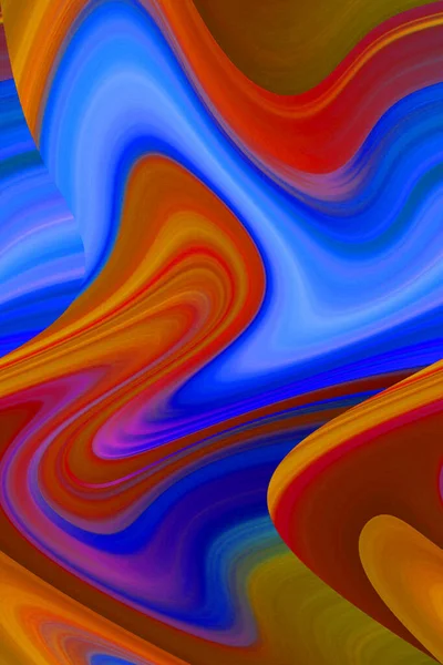Абстрактний Барвистий Безшовний Фон Хвилями — стокове фото