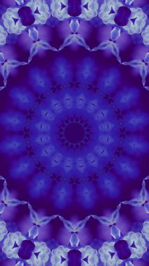 Soyut renkli yaratıcı dijital mandala arkaplan görüntüsü