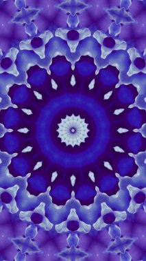 Soyut renkli yaratıcı dijital mandala arkaplan görüntüsü