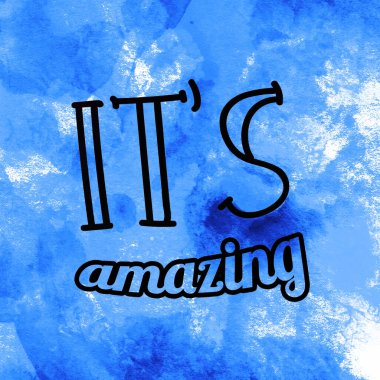 Soyut renkli arkaplan üzerine inanılmaz bir metin. 