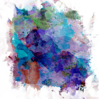 soyut suluboya tasarımı aqua boyalı doku arkaplanı.