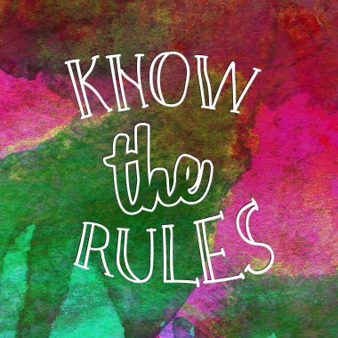 soyut suluboya arkaplan üzerindeki kuralları biliyor