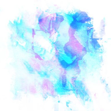 Soyut suluboya tasarımı, boyalı su dokusunu temizler..