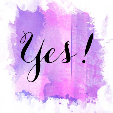 Evet, soyut suluboya tasarımı ile ilgili kelime..