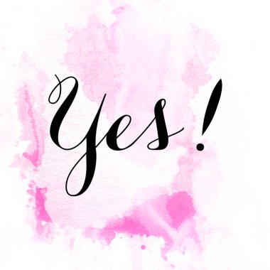 Evet, soyut suluboya tasarımı ile ilgili kelime..