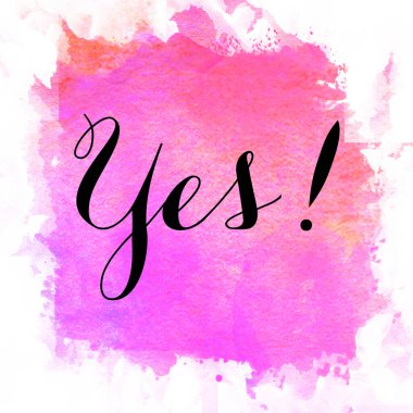 Evet, soyut suluboya tasarımı ile ilgili kelime..